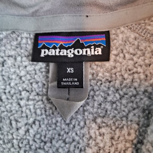 PATAGONIA Women's Better Sweater 1/2 Zip Fleece Pullover Heathered Grey - Picture 6 of 12